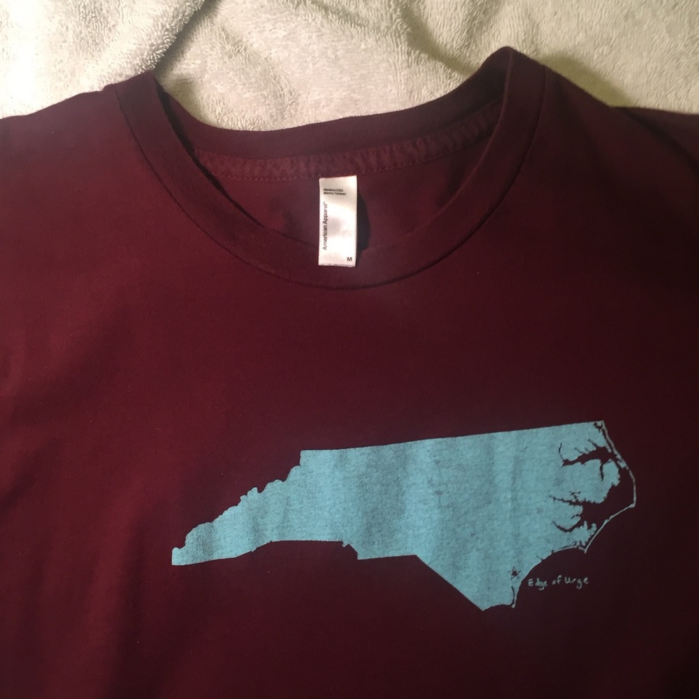 American Apparel NC graphic T-shirt Made in USA M